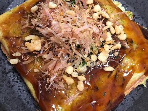 ホットサンドメーカーdeお好み焼き